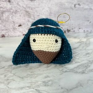 Handcrafted Christmas Ornament Joseph Crochet Amigurumi Ornament